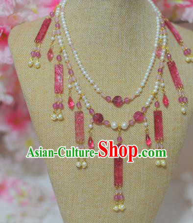 Traditional Chinese Hanfu Necklace Ancient Princess Necklet Accessories for Women