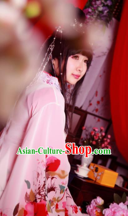 Traditional Chinese Cosplay Female Swordsman Red Dress Ancient Princess Costume for Women