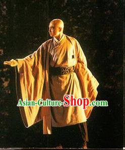 Chinese Drama Shang Yang Qin Dynasty Monk Clothing Stage Performance Dance Costume for Men