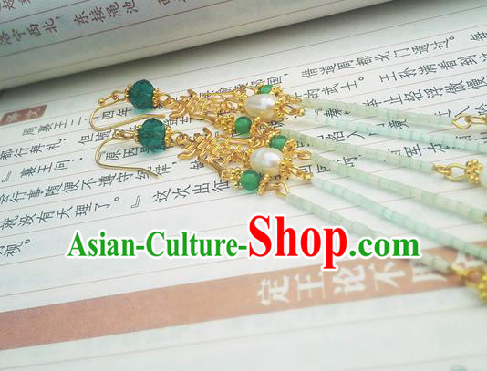 Traditional Chinese Hanfu Palace Earrings Classical Ear Accessories for Women