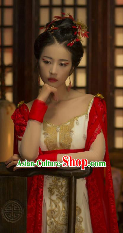 Ancient Chinese Song Dynasty Court Dance Hanfu Dress Drama Young Blood Palace Lady Costumes for Women