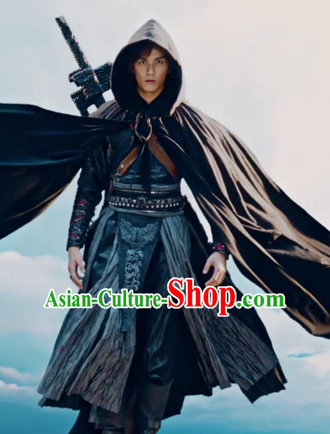 Drama Fights Break Sphere Ancient Chinese Young Swordsman Xiao Yan Hanfu Costumes for Men