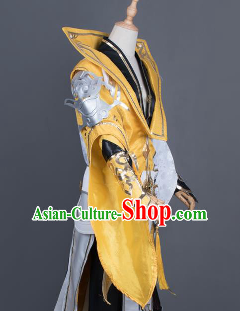Traditional Chinese Cosplay General Costumes Ancient Swordsman Hanfu Clothing for Men