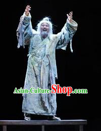 Chinese Drama Fu Sheng Ancient Qin Dynasty Confucian Scholar Clothing Stage Performance Dance Costume for Men