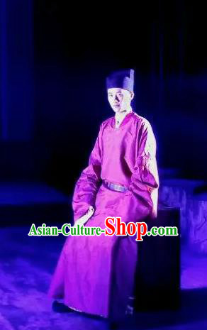 Chinese Drama Huating Song of Song Dynasty Ancient Scholar Clothing Stage Performance Dance Costume for Men