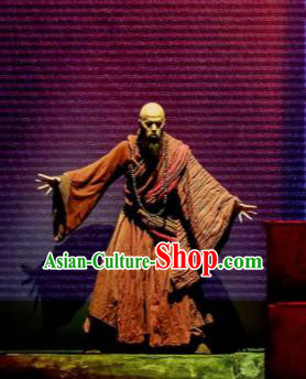 Sunsets Chinese Classical Dance Ancient Monk Fa Hai Clothing Stage Performance Dance Costume for Men