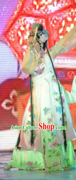 Gucuo Marriage Chinese Beijing Opera Dress Stage Performance Dance Costume and Headpiece for Women