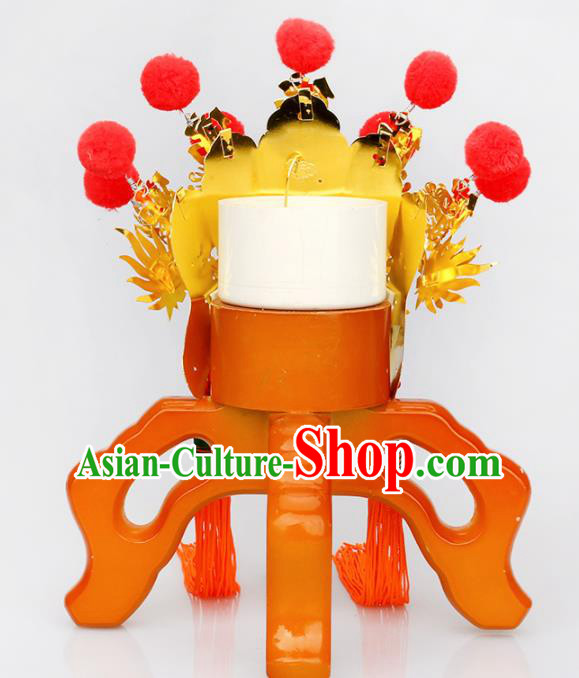 Chinese Traditional Religious Hair Accessories Buddhism Feng Shui Hat