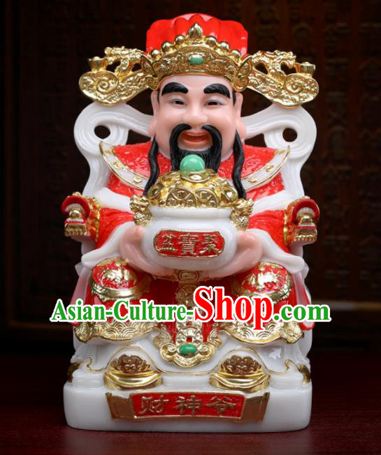 Chinese Traditional Religious Supplies Feng Shui Red Clothing Taoism Fortune God Decoration