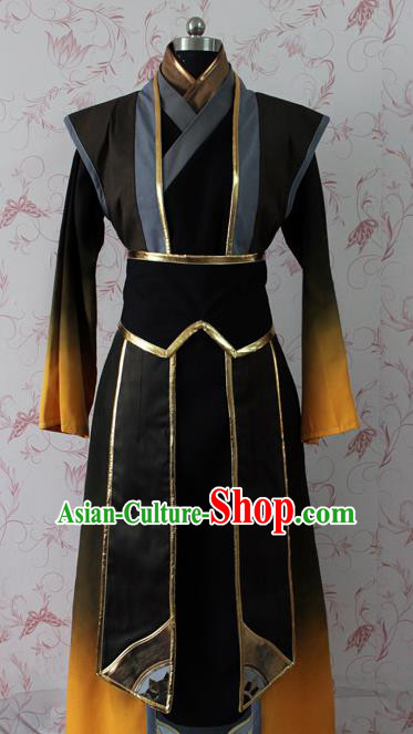 Chinese Ancient Swordsman Costume Traditional Cosplay Young Knight Clothing for Men