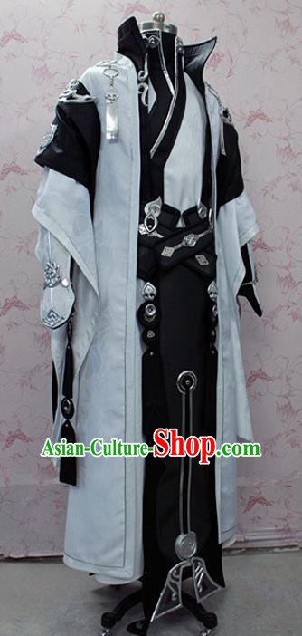 Chinese Ancient Swordsman Costume Traditional Cosplay General Clothing for Men