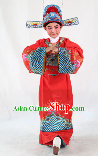 Chinese Traditional Beijing Opera Children Costume Peking Opera Niche Clothing for Kids