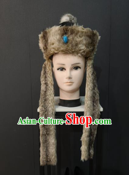 Asian Chinese Traditional Hair Accessories Ancient Ethnic Prince Hat for Men