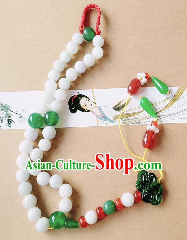 Chinese Ancient Bride Hanfu Jewelry Accessories Tassel Pendant Traditional Palace Bracelet for Women