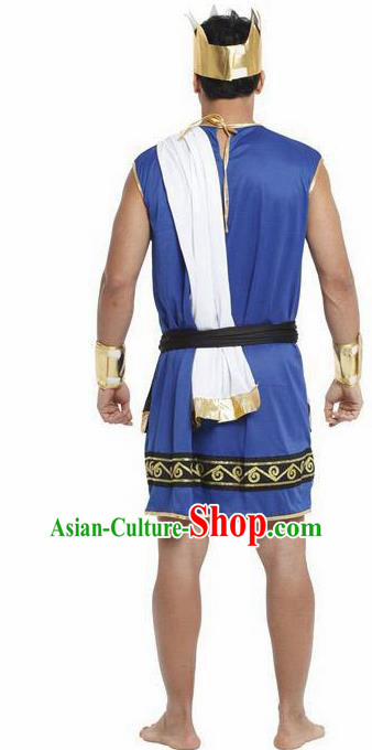 Traditional Greece Costume Ancient Greek Prince Clothing for Men