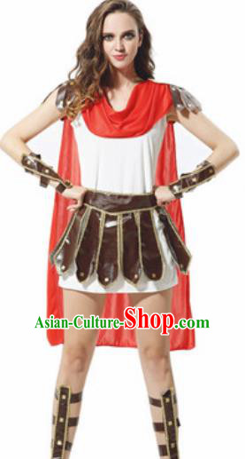 Traditional Rome Costume Ancient Roman Female Warrior Dress for Women