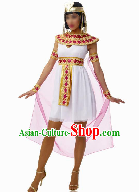 Top Grade Egypt Classic Stage Performance Dance Costumes, Egypt Belly Dance  Red Dress for Women