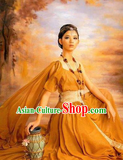 Traditional Greek Goddess Costume Ancient Greek Queen Dress for Women