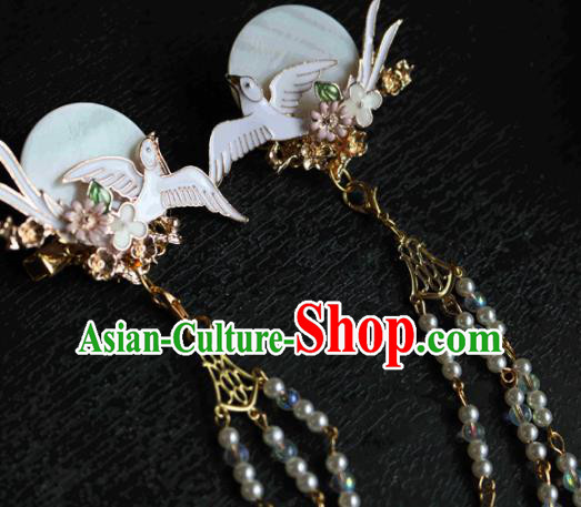 Chinese Ancient Traditional Handmade Tassel Hair Claws Classical Hair Accessories for Women