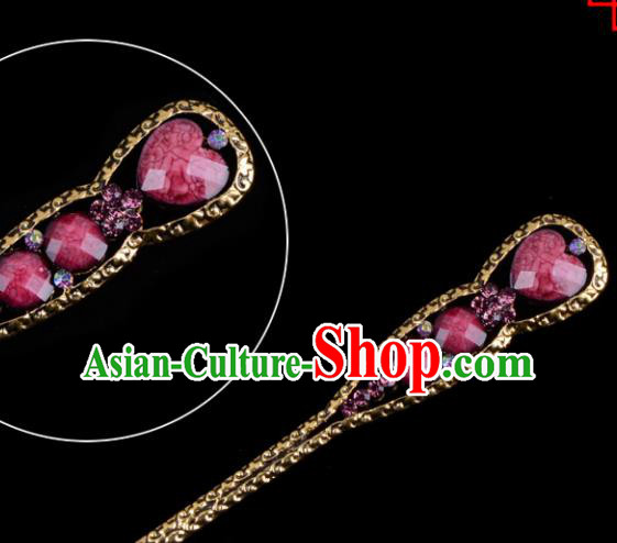 Chinese Beijing Opera Diva Hair Accessories Ancient Peri Hairpins for Women