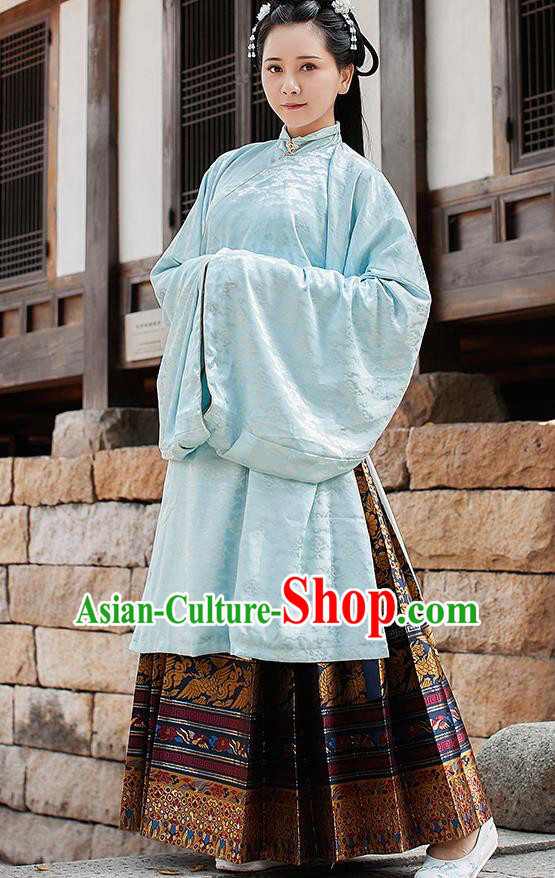Chinese Traditional Ming Dynasty Palace Lady Historical Costume Ancient Princess Hanfu Dress for Women