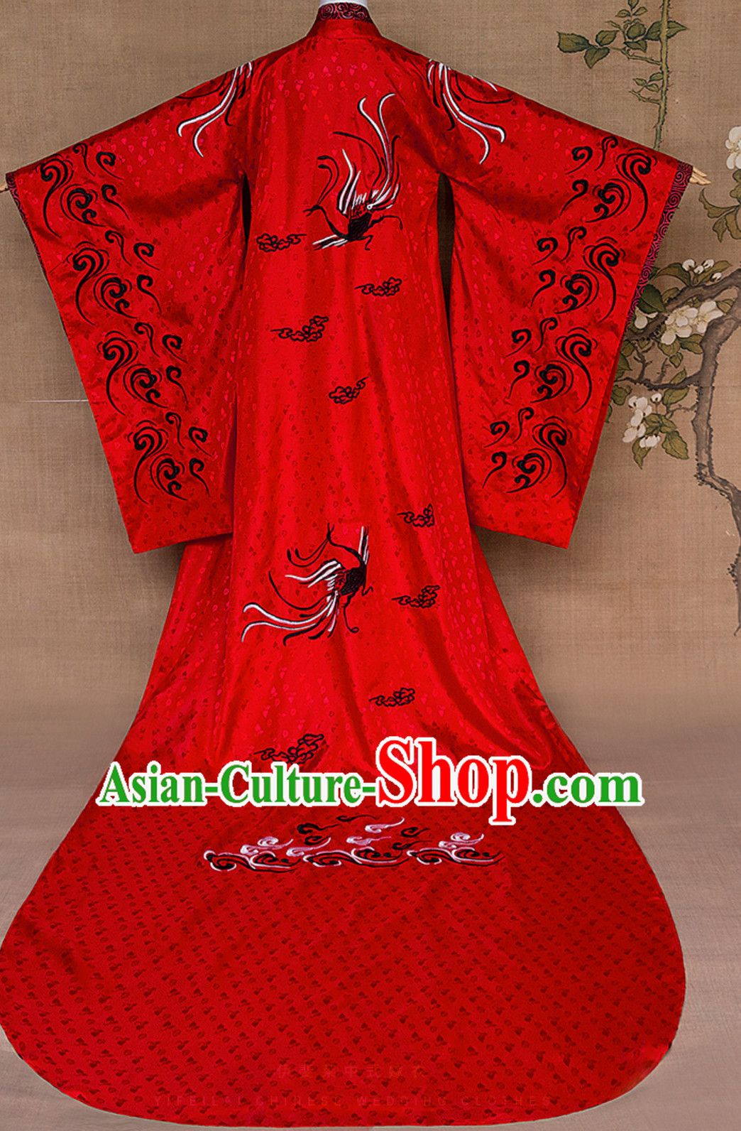 Ancient Chinese Emperor Embroidered Dragon Garment Complete Set