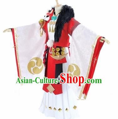 Chinese Traditional Ancient Swordsman Costume Cosplay Royal Highness Clothing for Men
