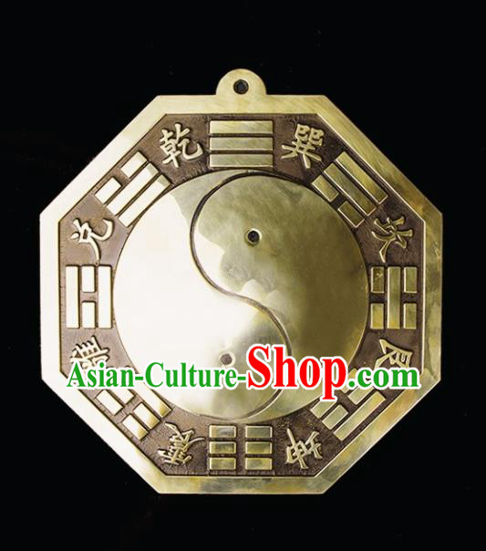 Chinese Traditional Feng Shui Items Taoism Eight Diagrams Bronze Mirror Bagua Decoration