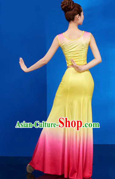 Chinese Traditional Ethnic Folk Dance Dress Dai Nationality Peacock Dance Costume for Women