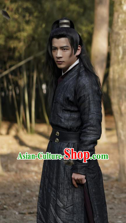 Chinese Ancient Assassin Hanfu Clothing Tang Dynasty Swordsman Historical Costume for Men