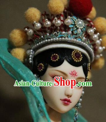 Chinese Ancient Beijing Opera Empress Phoenix Coronet Headwear Hairpins Traditional Palace Hair Accessories for Women