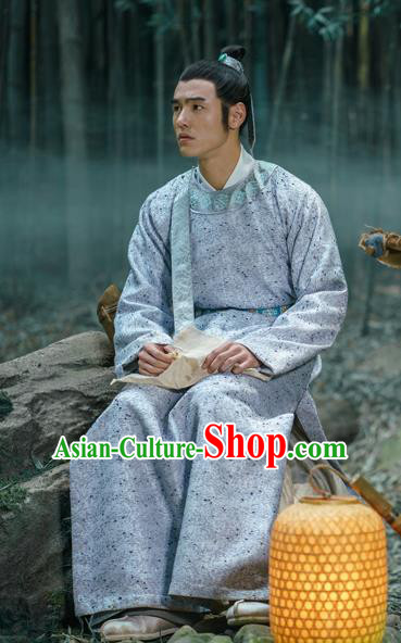Chinese Film The Knight of Shadows Ancient Ming Dynasty Scholar Ning Caichen Historical Costume for Men