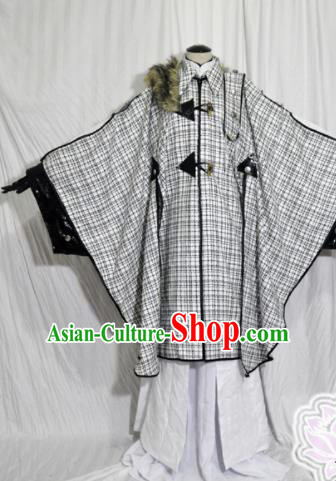 Traditional Chinese Female Knight Hanfu Dress Ancient Swordswoman Embroidered Costume for Women