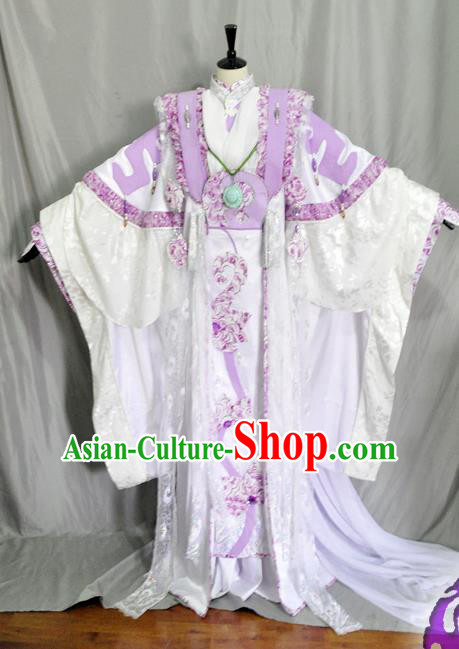 Traditional Chinese Cosplay Palace Queen Hanfu Dress Ancient Swordswoman Embroidered Costume for Women