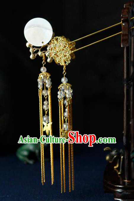 Traditional Chinese Wedding Hairpins Tassel Step Shake Handmade Ancient Bride Hair Accessories for Women