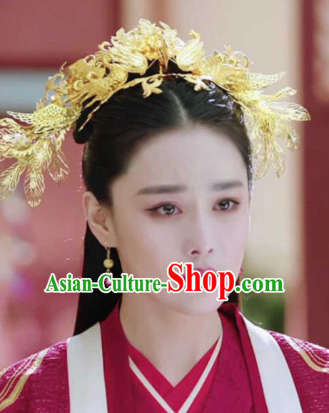 Traditional Chinese Handmade Wedding Phoenix Coronet Hairpins Ancient Imperial Consort Hair Accessories for Women
