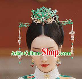 Chinese Handmade Hanfu Palace Phoenix Coronet Hairpins Traditional Ancient Princess Hair Accessories for Women