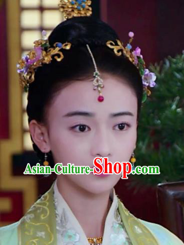 Chinese Handmade Hanfu Qin Dynasty Palace Hairpins Traditional Ancient Imperial Consort Hair Accessories for Women