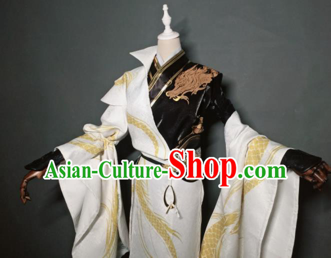 Chinese Traditional Cosplay Costume Ancient Swordsman Hanfu Clothing for Men