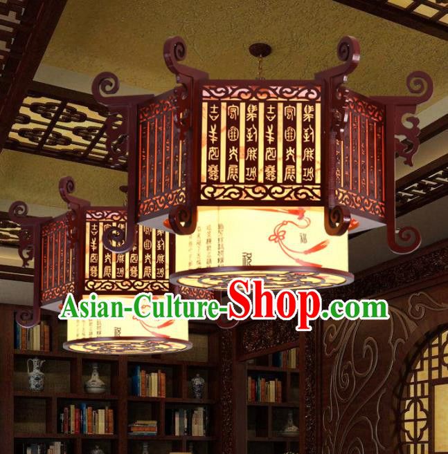 Chinese Traditional Ceiling Palace Lantern Handmade New Year Classical Lanterns Hanging Lamp