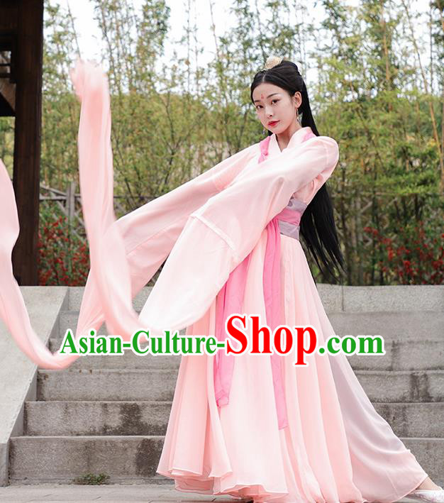 Chinese Ancient Dunhuang Flying Apsaras Dance Hanfu Dress Han Dynasty Palace Princess Historical Costume for Women