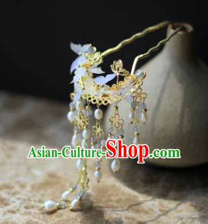 Traditional Chinese Ancient Tassel Hair Clips Hairpins Handmade Hanfu Hair Accessories for Women