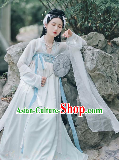 Chinese Ancient Imperial Consort Hanfu Dress Traditional Drama Tang Dynasty Court Lady Historical Costume for Women