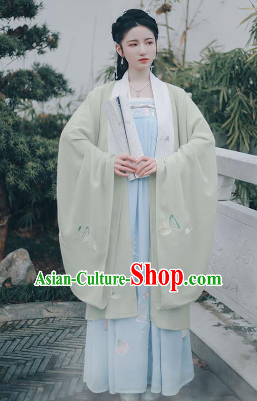 Ancient Chinese Tang Dynasty Nobility Lady Hanfu Dress Traditional Princess Embroidered Historical Costume for Women