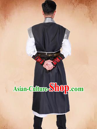 Chinese Traditional Ancient Swordsman Costume Han Dynasty General Clothing for Men
