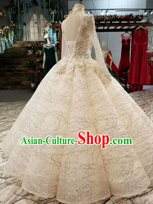 Customize Handmade Princess Fantasy Full Dress Wedding Court Bride Costume for Women