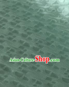 Chinese Traditional Spot Pattern Design Green Brocade Fabric Asian Silk Fabric Chinese Fabric Material