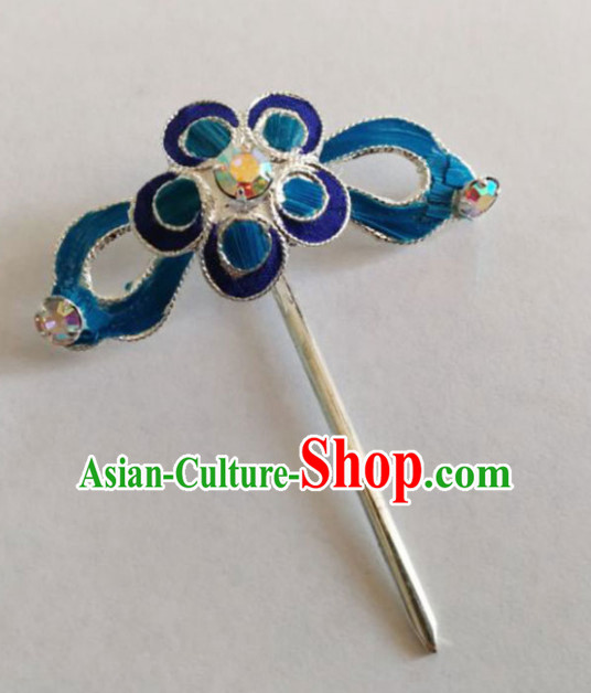 Chinese Ancient Court Princess Plum Hair Clip Hairpins Traditional Beijing Opera Diva Hair Accessories for Adults