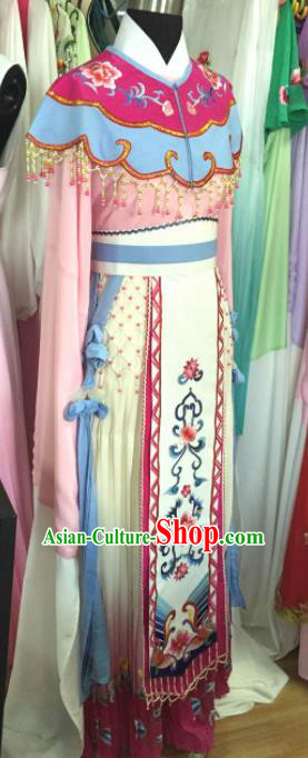Chinese Traditional Opera Princess Water Sleeve Dress Ancient Beijing Opera Diva Embroidered Costume for Women
