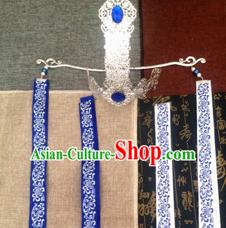 Chinese Ancient Swordsman Hairdo Crown Hairpins Traditional Hanfu Prince Hair Accessories for Men